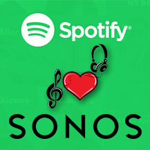 Sonos vezérlés a Spotify appból