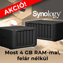 Synology DS1517+ és DS1817+ most +2 GB RAM-mal